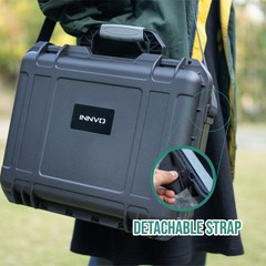 INNVO Starlink Mini Gen 4 Case – IP67 Waterproof 17 x 14 x 6 inches, Black