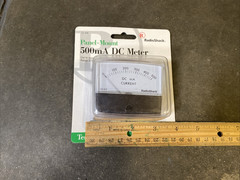Radio Shack 500mA DC Meter Tester Panel-Mount