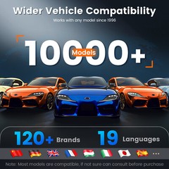 Wifi OBD2 Scanner Car Diagnostic Tool All System Scan ABS Bleeding Oil/EPB Reset