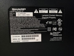 Sharp LC-42SVU LCD 42-inch TV – Local Pickup Only (No shipping)
