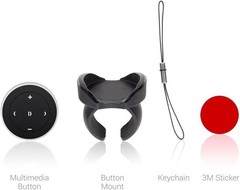 Compact Wireless Music Control Button for iPhone, Android, and Car Audio Systems