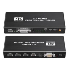 4K HDMI Video Wall Controller 2×2 HDMI DVI Video Multi Video Screen Processor