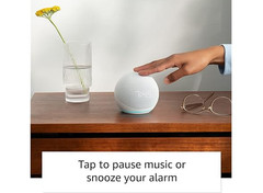 Amazon Echo Dot (5th Gen) Smart Speaker With Alexa and Clock NEW Glacier White