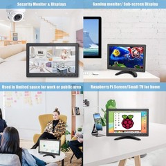2nd Screen 10″ IPS Portable Monitor HDMI External Display IPS for PC Tablet