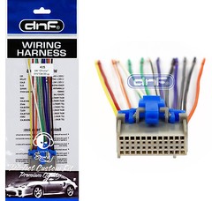 DNF Factory Radio Stock Stereo OEM Reverse Male Dash Wire Wiring Harness Adapter