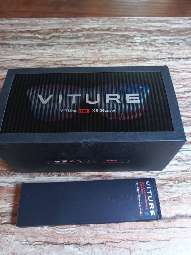VITURE Pro XR Glasses w/ USB-C Cable & Carrying Case – Excellent Condition