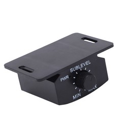 6 Pin Universal Bass Control Knob For Car Amplifier Black Excellent