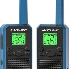 2 Pack Set Long Range Walkie Talkie Two Way Radio Charge Waterproof Best