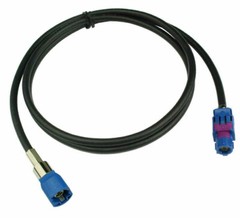 FAKRA HSD LVDS C Single Blue 0.8m Shielded Dacar 535 4-Core Cable For BMW AUDI