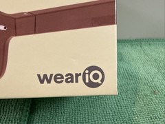 New WeariQ Wireless Smart Glasses Bluetooth, Black Polarized Lenses, Brown Frame