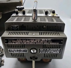Vintage Singer Model TV-6U Mini Portable Television with Case & Some Accessories