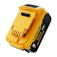 20V FOR DE-WALT 20 Volt MAX Lithium-Ion Battery / Charger DCB206 DCB201 DCB200-2