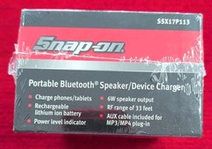 Snap-On TOOLS NEW Black Portable Bluetooth Speaker & Device Charger SSX17P113