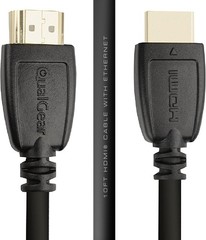3ft HDMI 2.0 Cable – 24K Gold-Plated, Triple Shielded for 4K and 3D