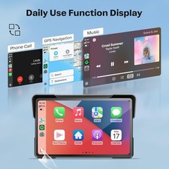 WIFI 7inch Carplay Screen for Motorcycle Wireless Moto CarPlay Android Auto GPS