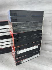 22 TOTAL MAXELL VHS T-120 HIGH-GRADE Tapes from the 2000s Sold as Blanks + SONY