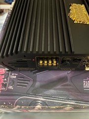 (NIB) Vintage 1990s Earthquake Power 250 Amplifier – Stunning Black /Gold Finish