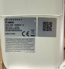 Amcrest 4K AI IP PoE Camera Bullet 5x Optical Zoom IP8M-VB2696EW-AI- No Box
