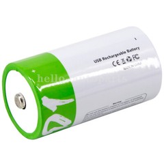 USB AA AAA 9V D Size Lithium ion Li-ion Rechargeable Battery 1.5V W/ Type C Lot