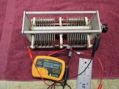 Vintage Johnson Air Variable Capacitor HAM Amplifier/Tuner 2x 20-70 pf +/-