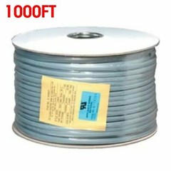 1000FT 26AWG 6 Conductor Stranded Telephone Phone Line Flat Cable Cord 1000’Feet