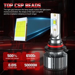 For GMC Sierra 1500 2500HD 1999-2006 6x LED Headlight Hi/Lo Beam Fog Light Bulbs