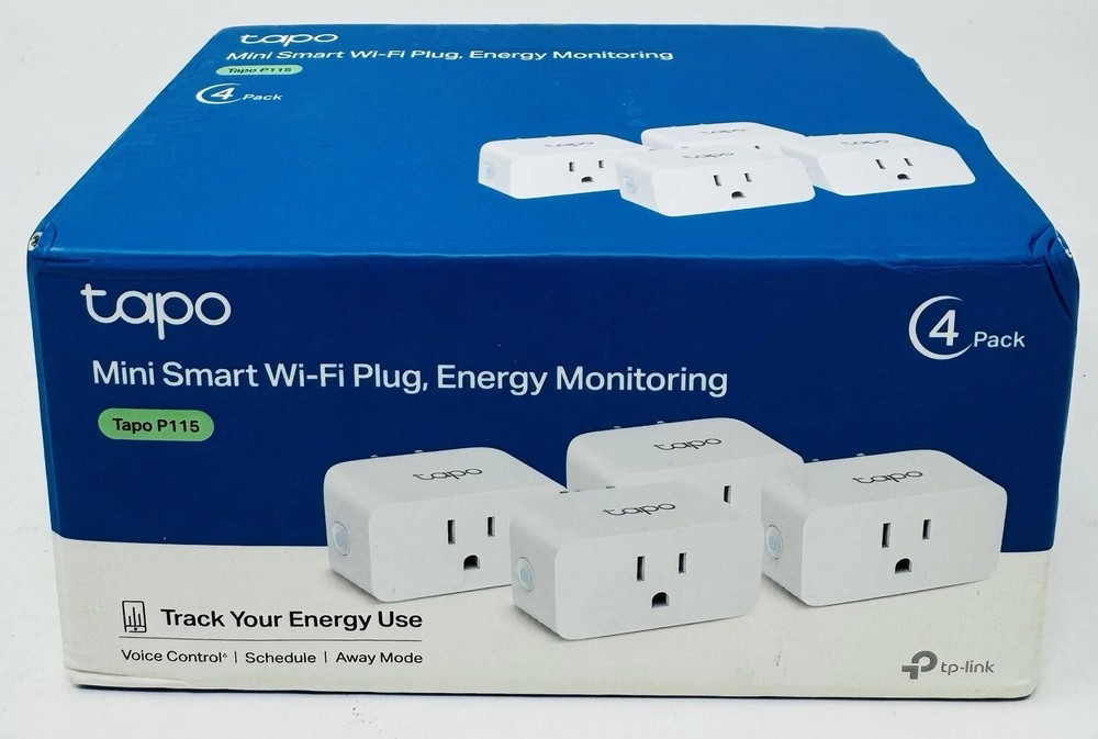 TP-Link Smart Plug Wi-Fi Mini, Energy Monitoring, Voice Control Tapo P115