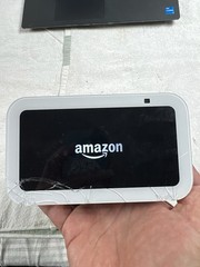 Amazon Echo Show 5 (3rd Gen) Model H97N6S Black – 💔Cracked Screen WORKS