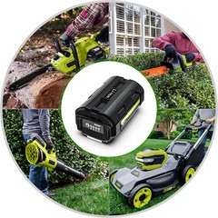 1/2X 40V 40Volt 8.0Ah Battery High Capacity Lithium ion For OP4050 For Ryobi