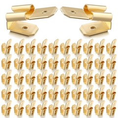 50pcs Piggyback Spade Connectors 3 Way Adapter Dual Male to Single Female