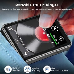 2.5 inch Full Touch Screen Bluetooth 5.3 HIFI Android MP3 Music MP4 Video Player