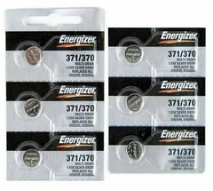 Energizer 371 370 SR920SW 1.55V Silver Oxide Battery BRAND NEW Genuine 5 Pack