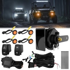 1Set Plug and Play Turn Signal Horn Street Legal Kit For Polaris Can-Am Kawasaki