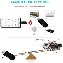 Portable OTG Smart Phone IR Infrared Remote Control Adapter For Android iOS APP✔