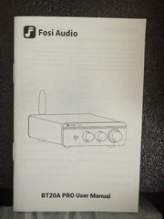 Fosi Audio BT20A PRO Bluetooth 5.0 Amplifiers TPA3255 2.0 Channel Class D Hi-Fi