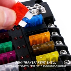 300Pcs Car Blade Fuse Assortment Assorted Kit Blade Set Auto Truck Automotive