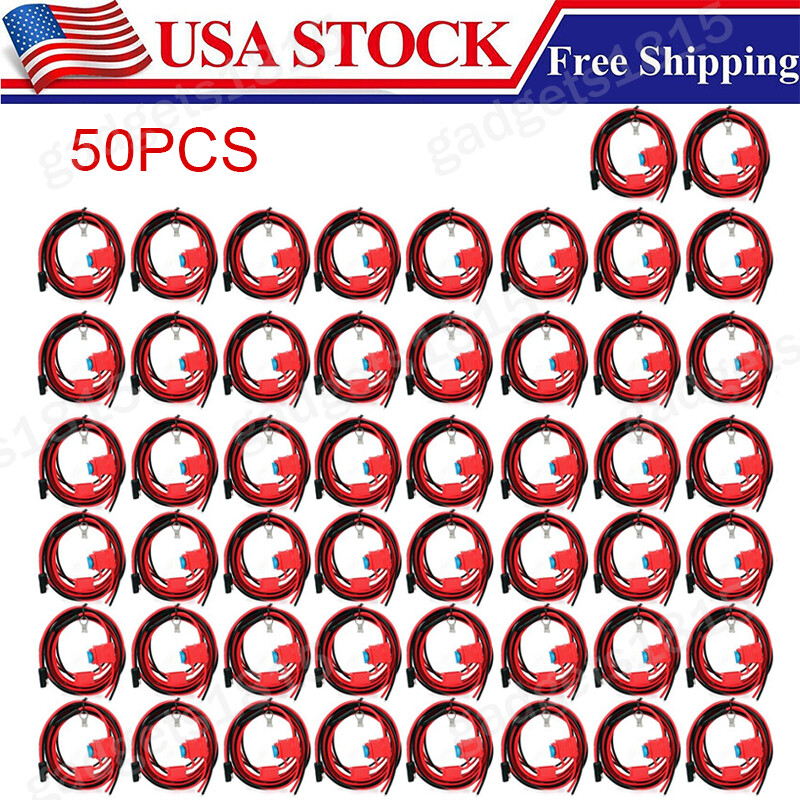 50PCS DC Power Cable HKN4137A for Motorola GM300 GM388 GM3188 GM950 GM3688 Radio
