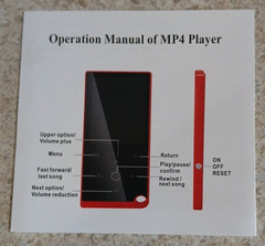2.4″ MP3 Player Bluetooth 5.0 Touch Screen Sport Lossless Sound HIFI Music Red