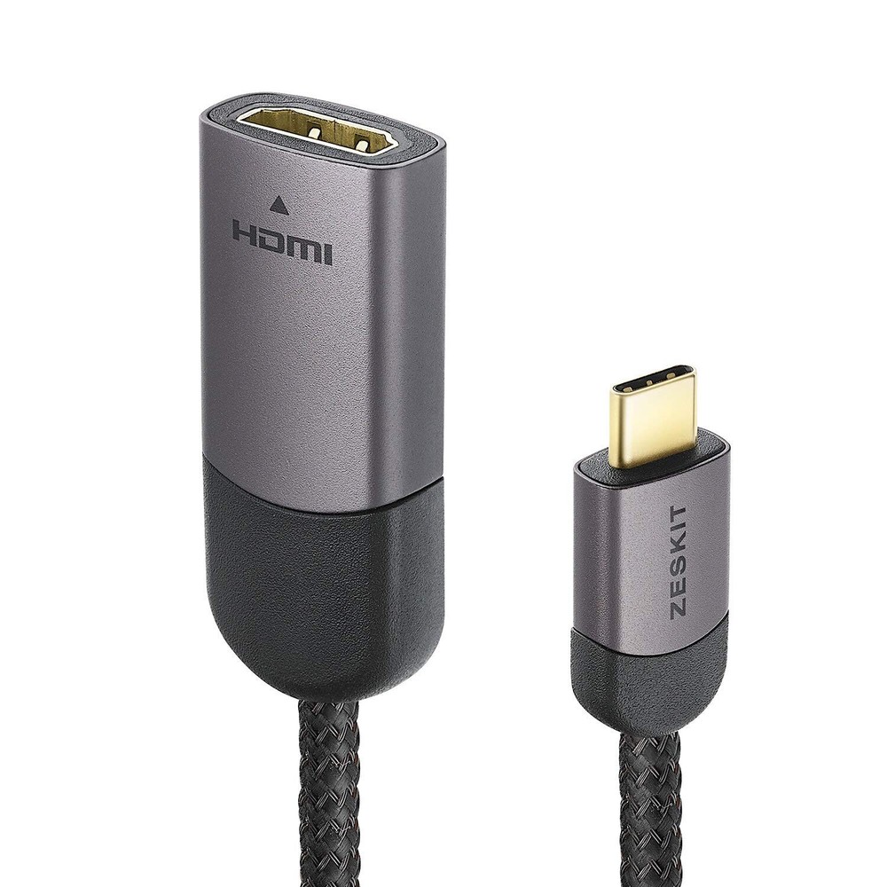 USB to HDMI Adatper 23cm – 4K 60Hz – 24K Gold Plated Connectors, USB 3.1 & Th…
