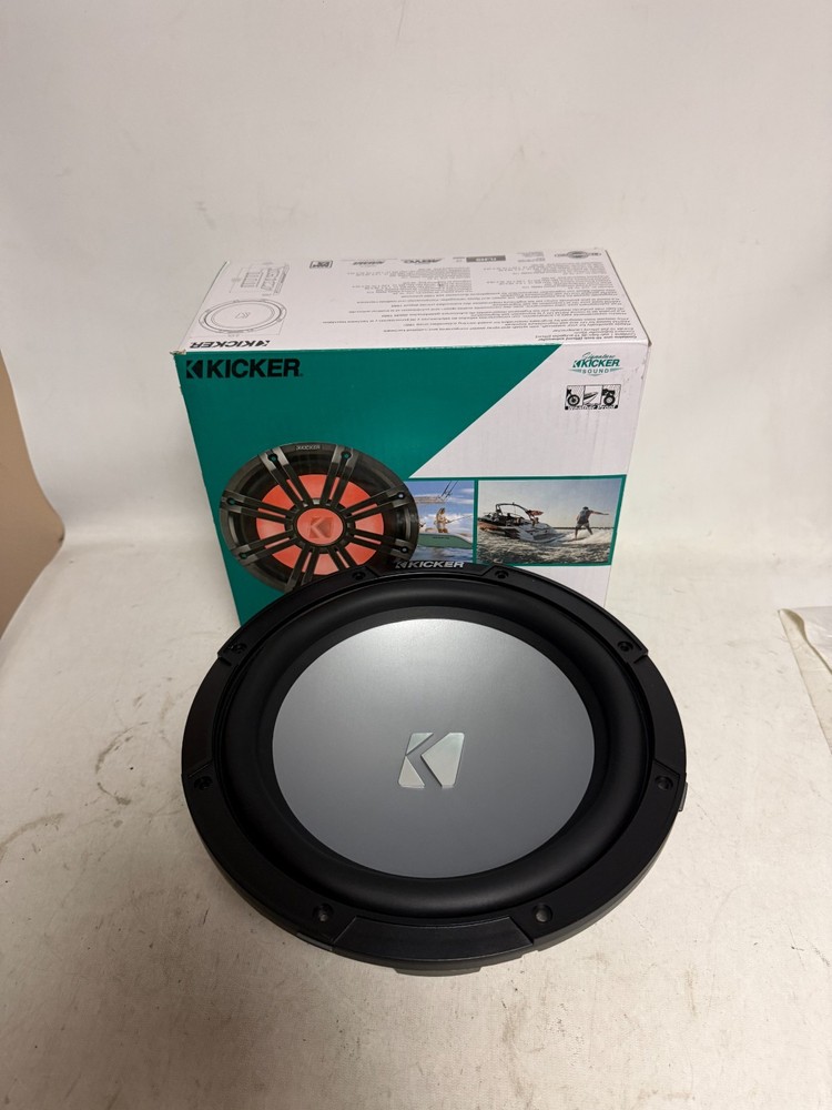 Kicker 45KM104 10-inch (25cm) Weather-Proof Subwoofer for Enclosures, 4-Ohm