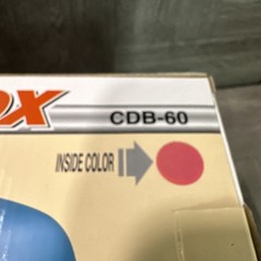 NEW Y2K CD & DVD Storage Box One Touch Sliding Door Holds 60 CD Baby Pink HIPCE