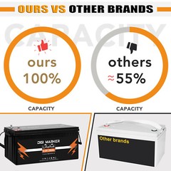12V 45Ah 60Ah 220Ah 300Ah / 24V 100Ah Lithium iron LiFePO4 Battery BMS Solar RV