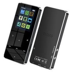 Portable Sport Lossless Sound HIFI Music FM Metal Radio BT4.2 MP3/MP4 Player