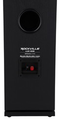 (2) Rockville Lux 658 Black Dual 6.5″ 8 Ohm Hi-Fi Tower Speakers Made In Vietnam