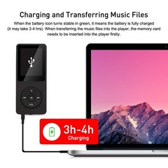 MP3 Player 32GB with Speaker Earphone Portable HiFi Lossless Sound MP3 Mini M…