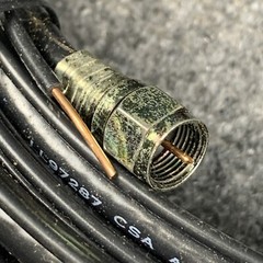 100 FT RG6 18 AWG Grounded Coaxial Digital Cable for Satellite HD TV VCR Video