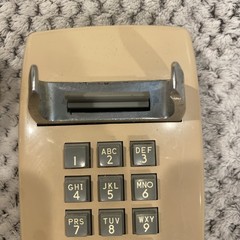 Vintage Western Electric Beige 2554BMP touch tone wall Phone