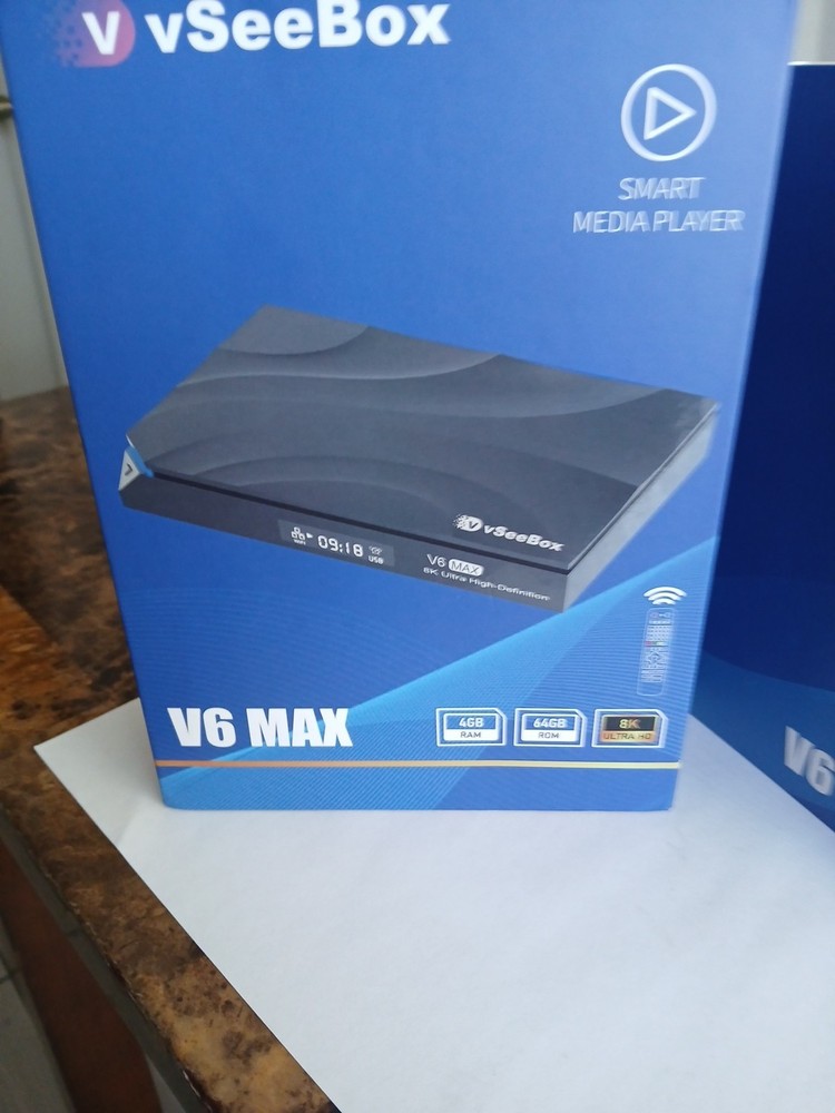 vSeeBox v6 max, Ships Fast, Best Offers, Android 14, HDMI 21, Brand New.