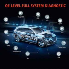 ANCEL V6 PRO OBD2 Scanner Bi-Directional Car Diagnostic IMMO ABS Bleed DPF Reset