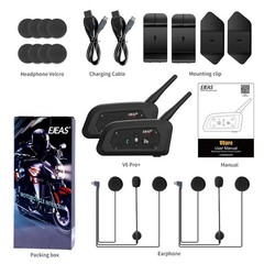 EJEAS V6 Pro Bluetooth Communication Systems Headset with 1200m Waterproof/No…